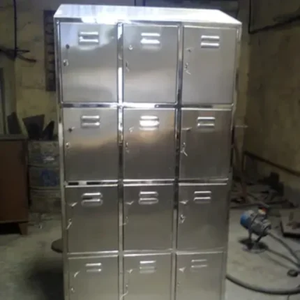 Stainless Steel Locker With 12 Compartment