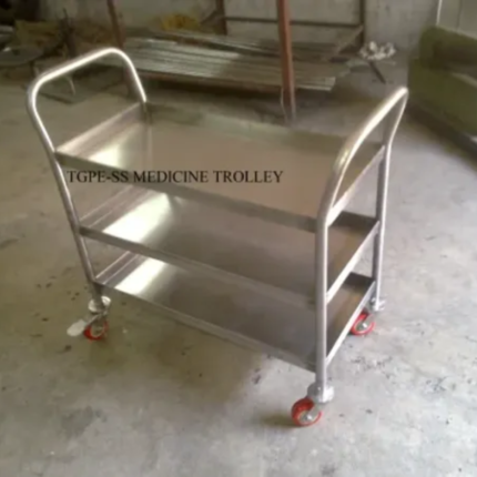 Stainless Steel Medical Equipment Trolley